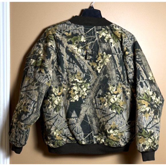 Vintage Pro Hunter Camo Jacket Mens Large Quilted Lined Double Lined Arms EUC - Picture 2 of 9